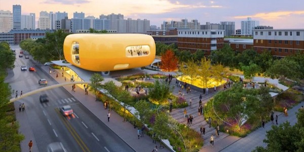 新地標(biāo)！北京“黃氣球”：西城區(qū)城市展覽館